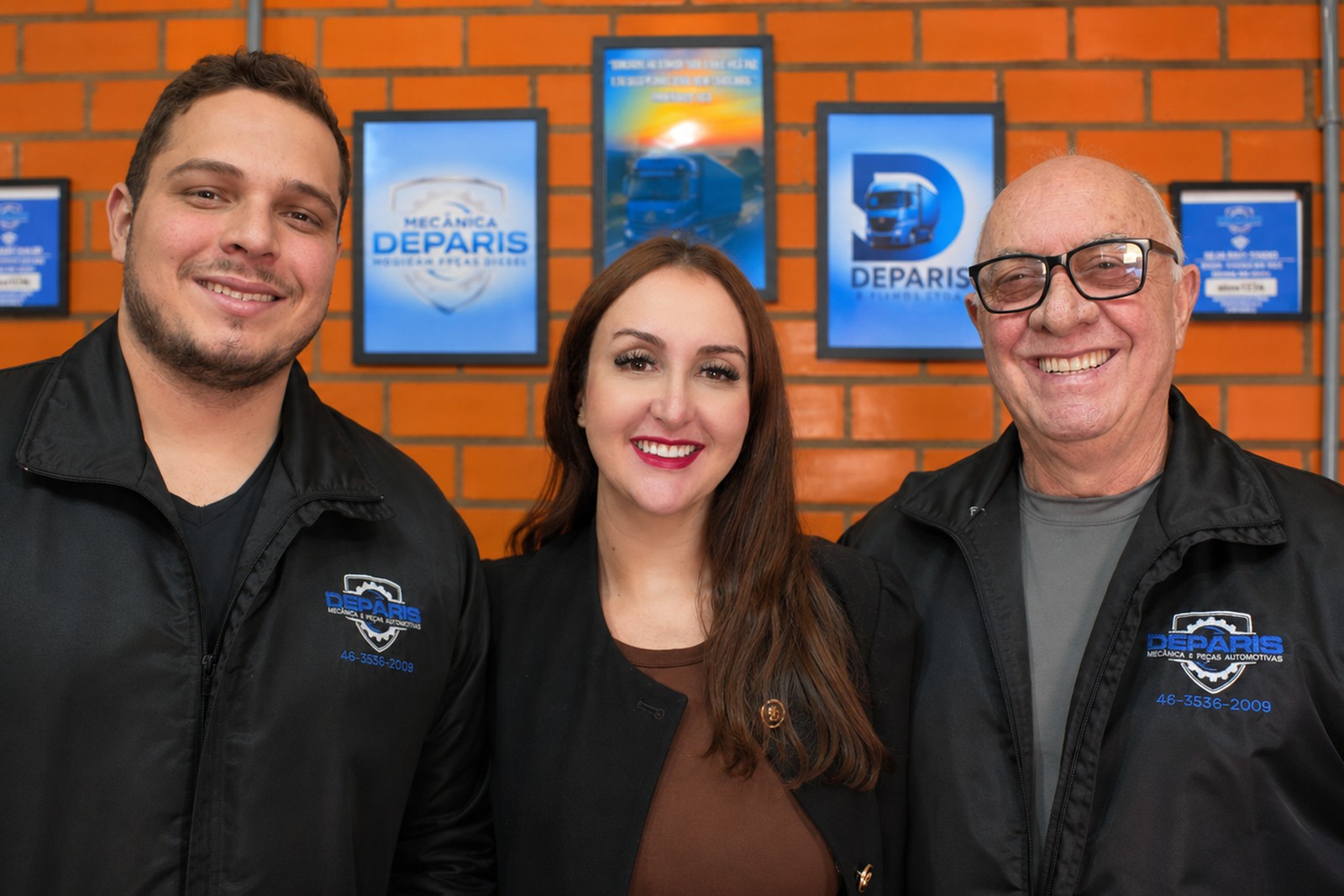 Família Deparis — Guilherme, Aline e Vilso, três gerações no diesel